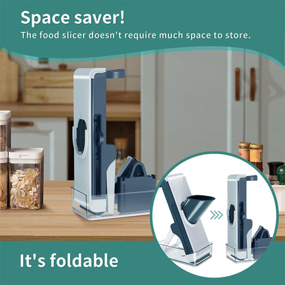 Mandoline Food Slicer Adjustable 3 in 1 Slicer for Kitchen Food Chopper Safe Multi Functional Vegetable Cutter Fast Meal Prep